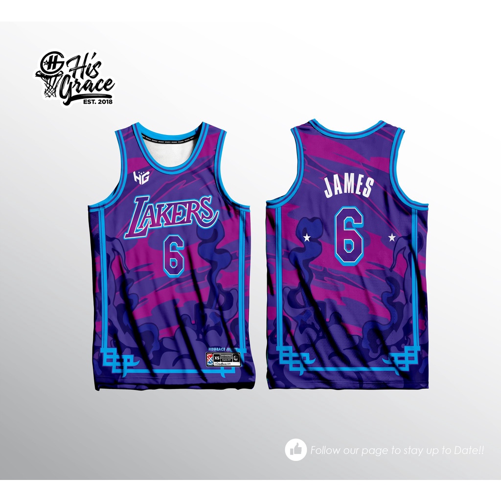 39 HG CONCEPT LAKERS FULL SUBLIMATION JERSEY | Shopee Philippines