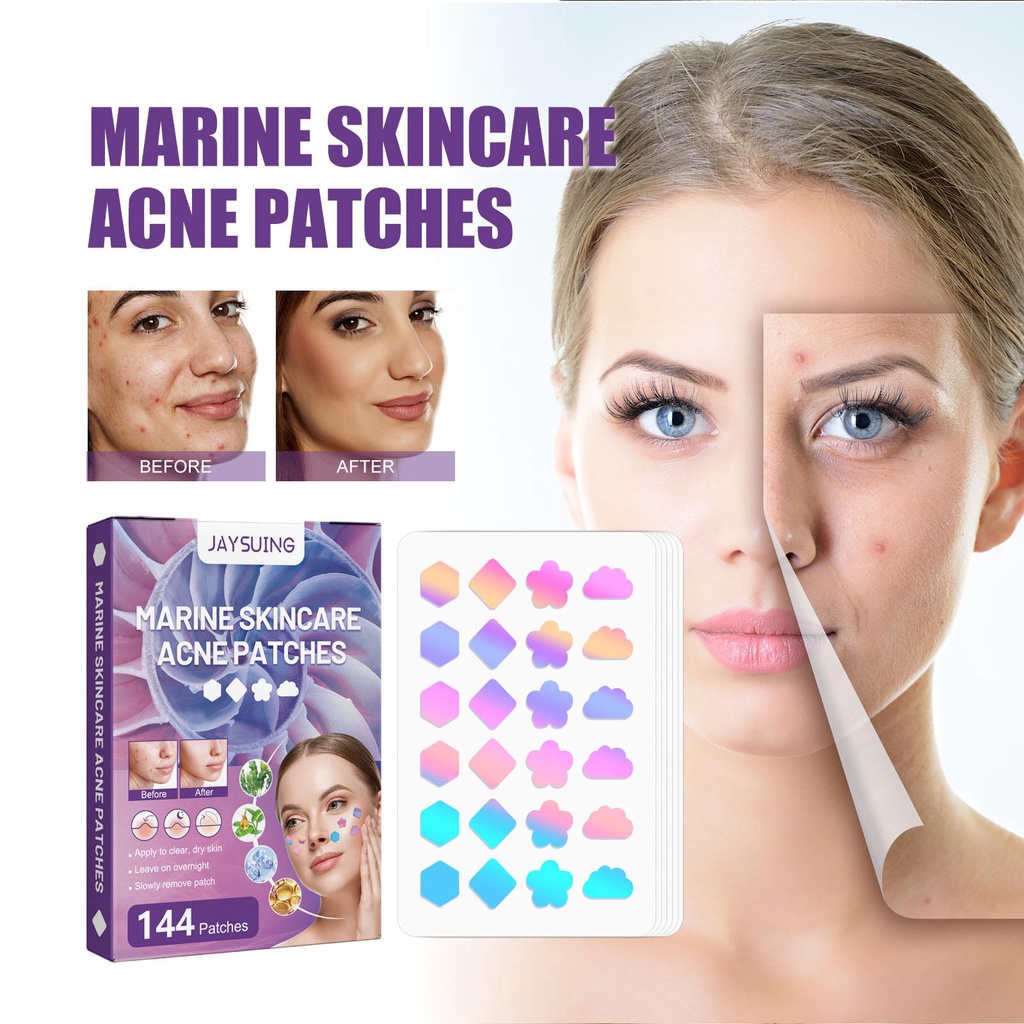 144 Patches/6 Pieces Invisible Acne Removal Pimple Patch Beauty Acne