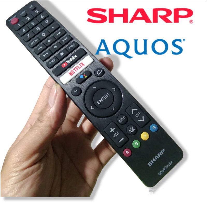 Sharp AQUOS smart android LED tv Remote Replacement GB326WJSA Shopee