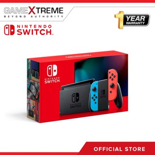 Nintendo Switch Neon Blue and Neon Red V2 Improved Battery Life [Asian]