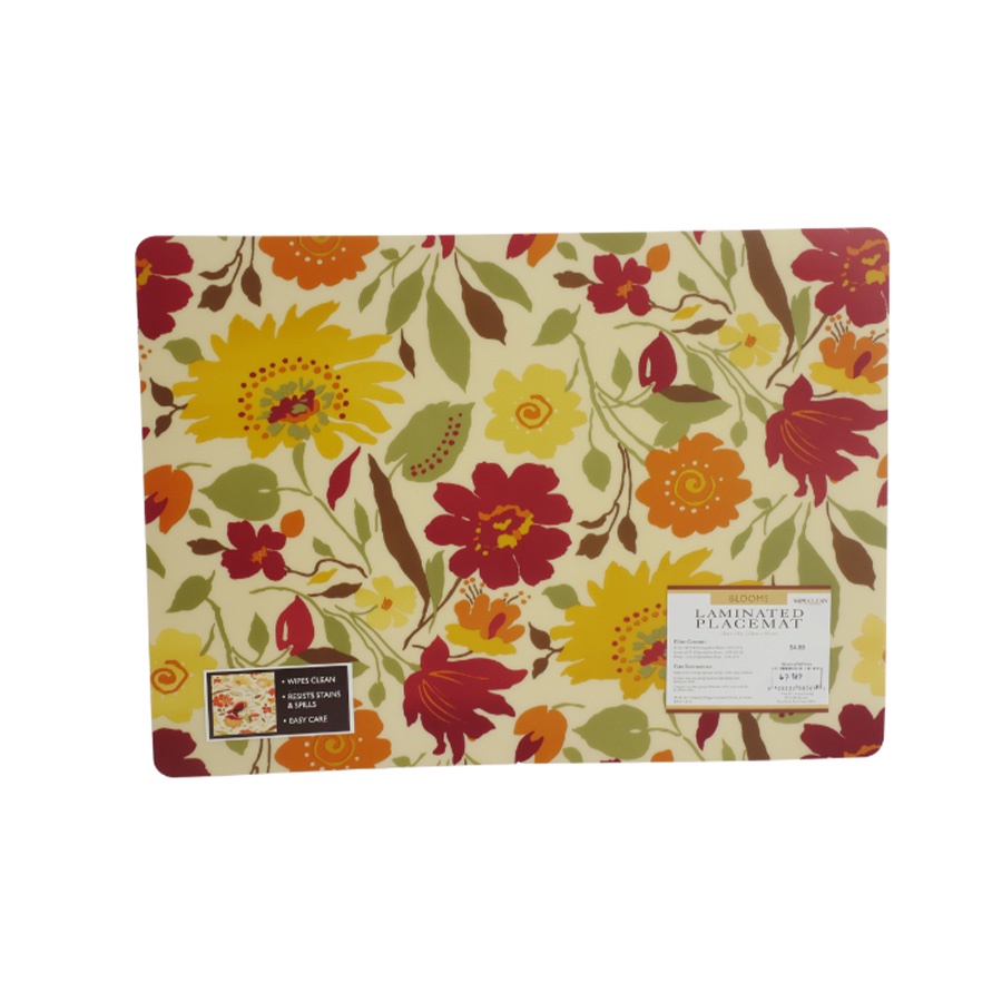 Placemat Vinyl Floral Blooms Shopee Philippines