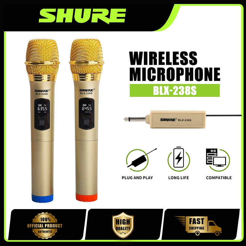 wireless microphone dual handheld microphone with receiver professional