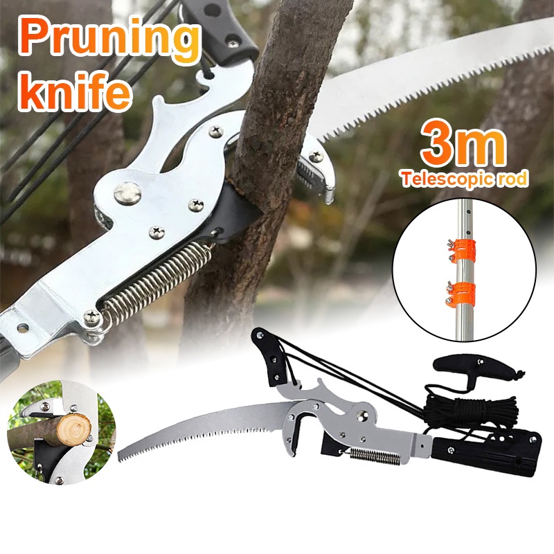 3M High Branch Shears Saw Telescopic High Altitude Pruning Saw Tree Cutter Pruner Trimmer Fruit