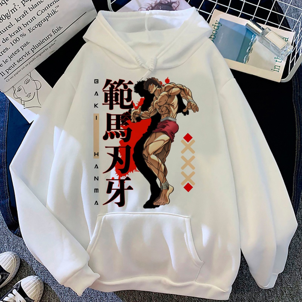 baki hoodies men streetwear Kawaii anime 2023 pulls men streetwear Hood ...