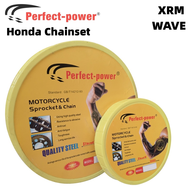 Perfect Power Sprocket Chain Set Honda XRM 110 125 Wave 100 110 125 XRM