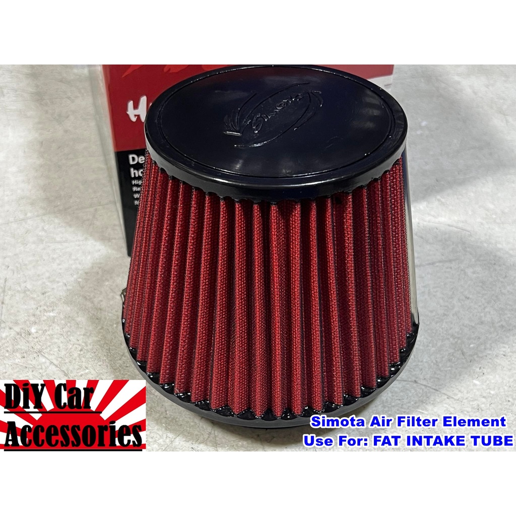 Simota Air Filter Element Red For Fat Intake Tube 