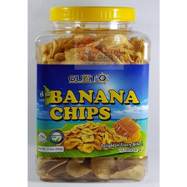 Authentic Guzto Banana Chips 500g 4806529230005 Shopee Philippines