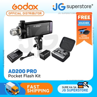 Godox AD 200Pro Outdoor Flash Light 200Ws TTL 2.4G 1/8000 HSS 0.01-1.8s with Recycling
