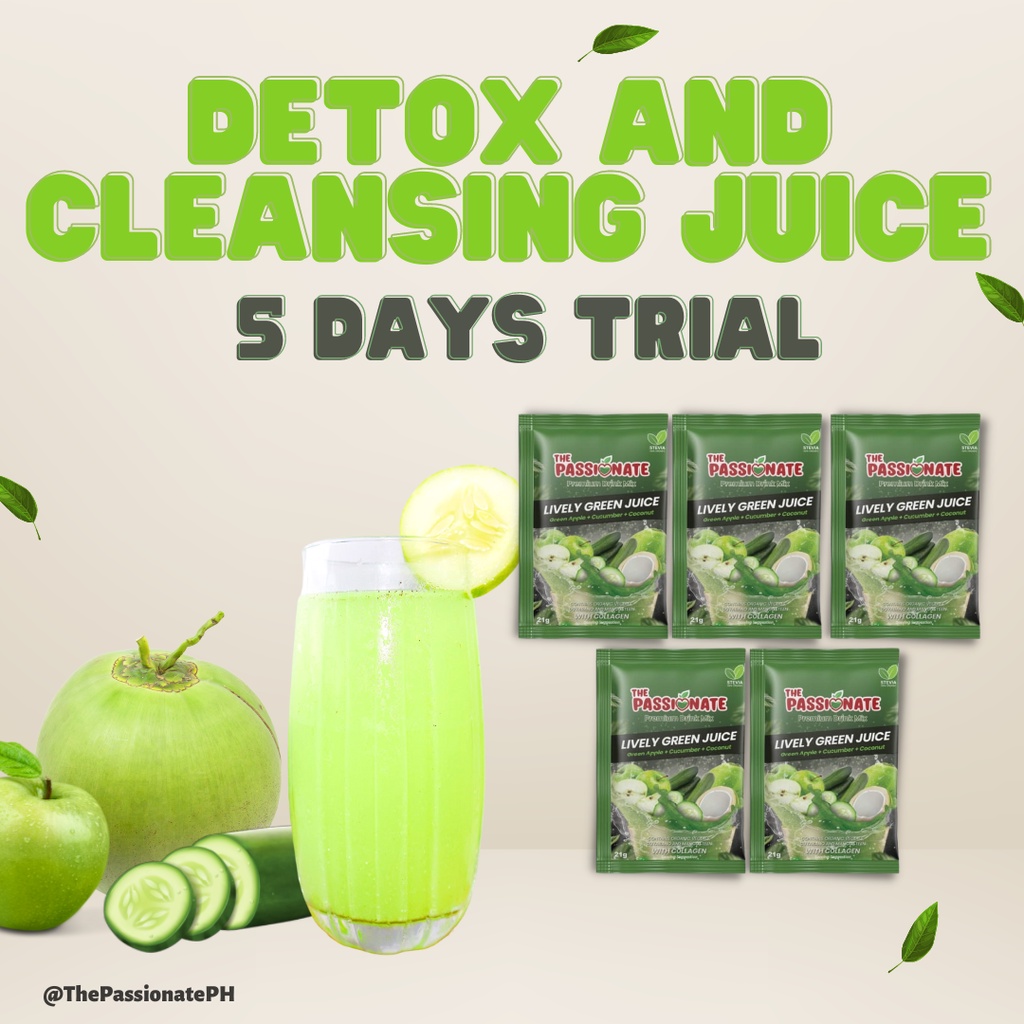 The Passionate Lively Green 5 Days Trial Sachet (Immune Boost, Acidic