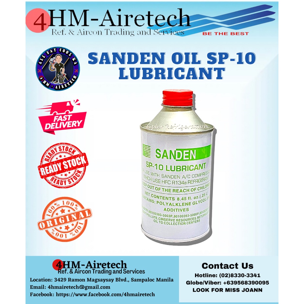 4HM SANDEN SP10 Lubricant Automobile Air Conditioning Compressor Oil