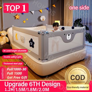 Baby Bed Fence 30 Gears Bed Rail Guard Slide Down For Babies  Safety Lift Adjustable Queen/King Size