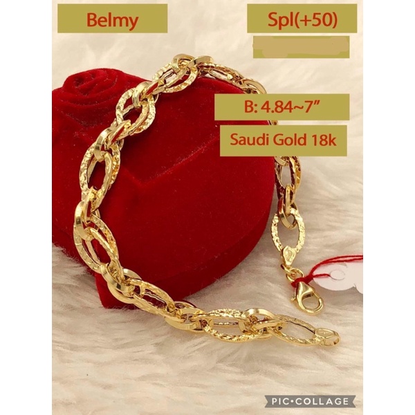 18K Saudi Gold Bracelet | Shopee Philippines