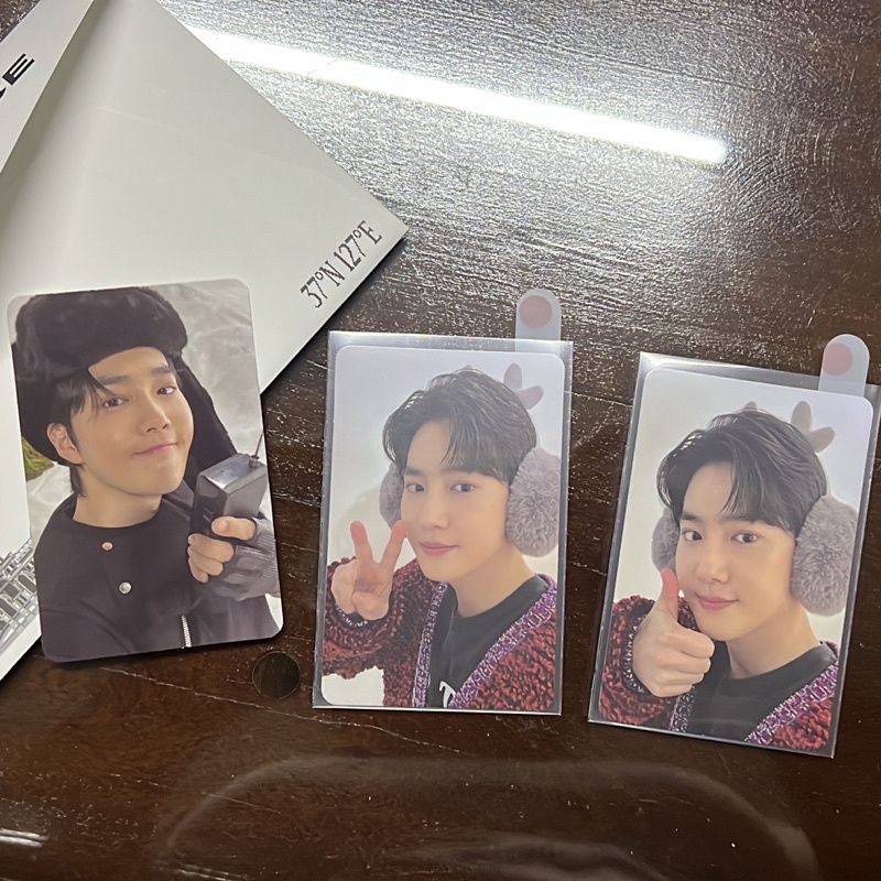 EXO SUHO | OFFICIAL PHOTOCARD SET (SMCU PALACE MEMBERSHIP PC/ PINK ...