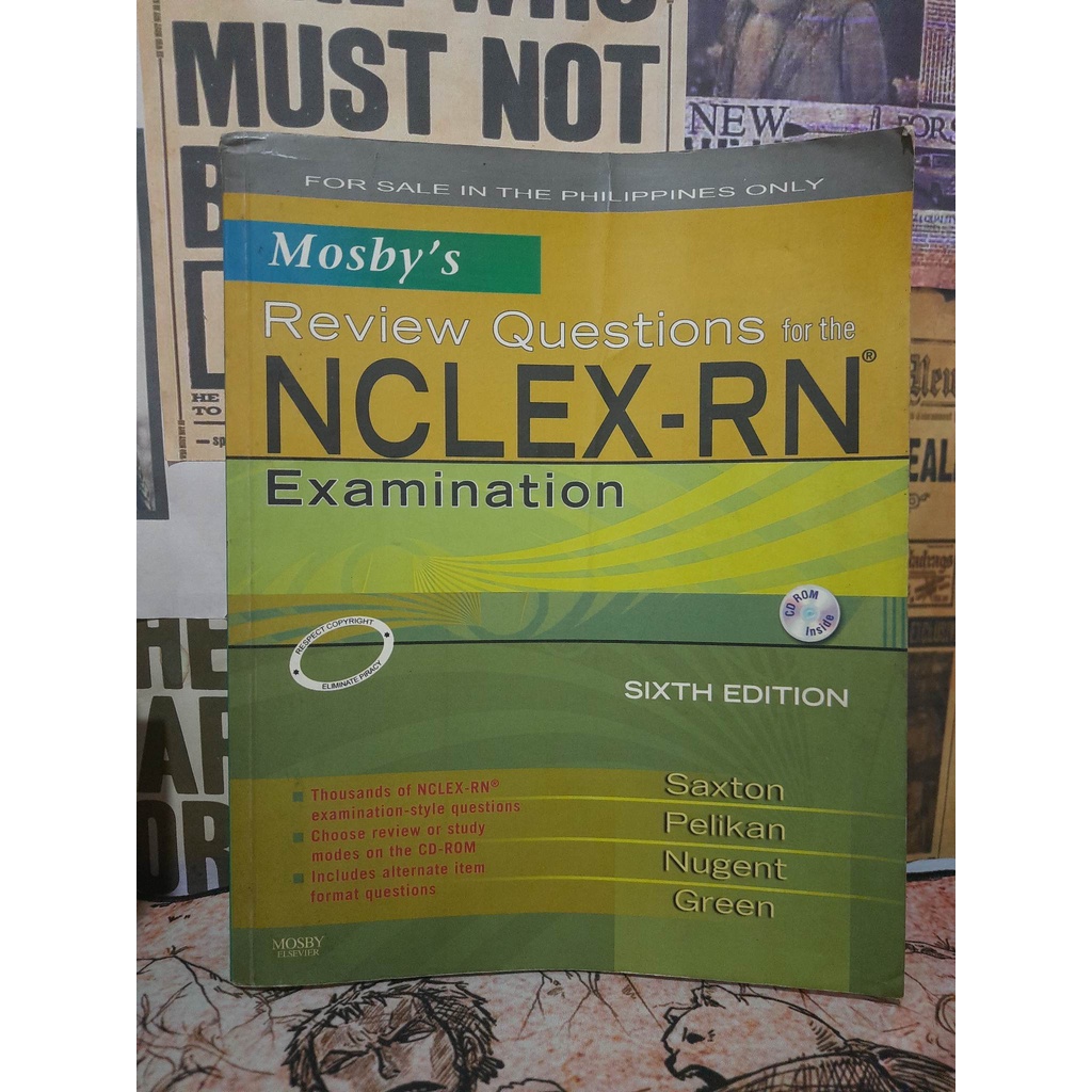 NCLEX-RN Reviewer (review Questions) | Shopee Philippines