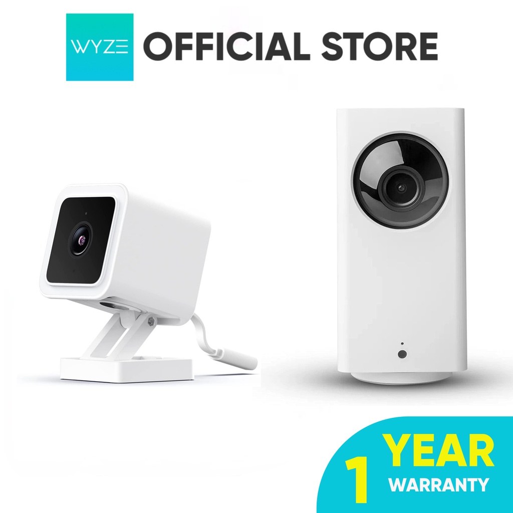 WYZE Cam Pan V2 Cctv Camera 1080p And V3 Indoor Outdoor Bundle Shopee