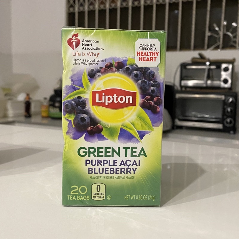 Lipton Green Tea Purple Acai Blueberry (20 bags) Shopee Philippines