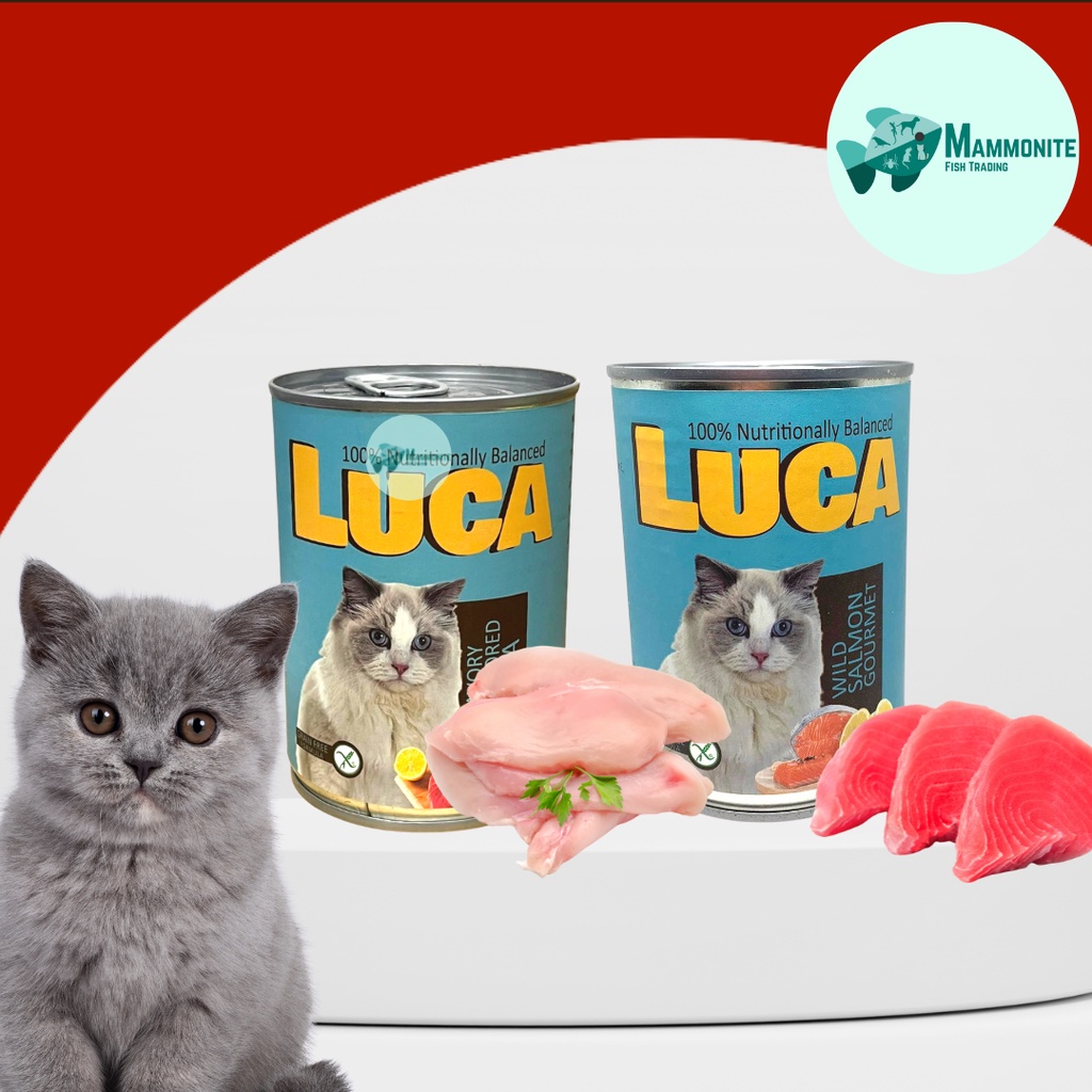 Pet Cat Luca Flavored Savory Tuna Canned Food Snack 375g Shopee