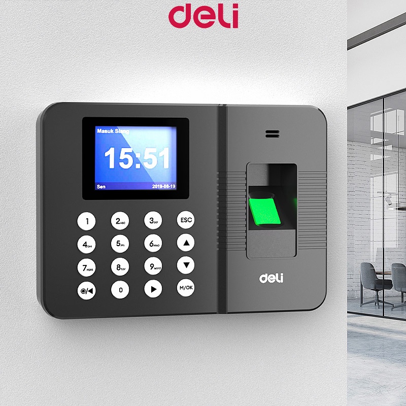 Deli Absences Fingerprint Attendance Machine Fingerprint Recognition 2. ...