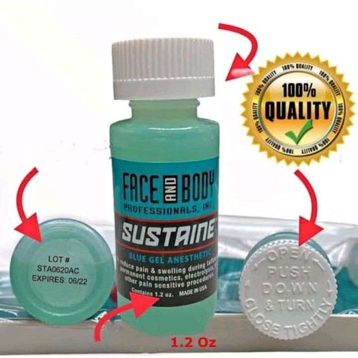 Sustaine Blue Gel Anesthetic (USA) Shopee Philippines