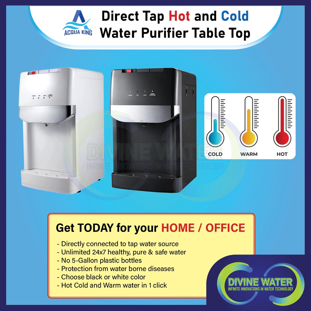 Direct Tap Hot and Cold Water Purifier (Color White) Shopee Philippines