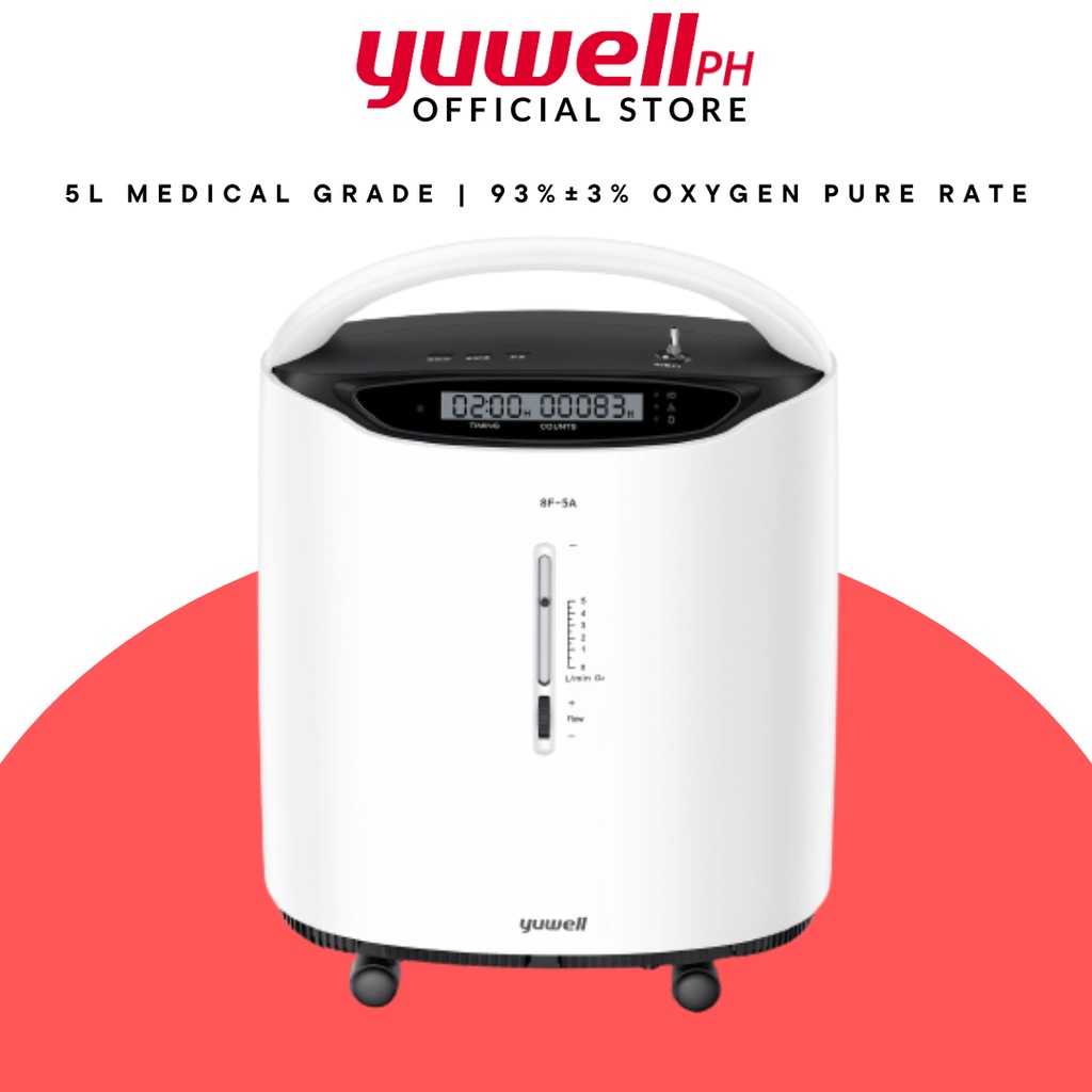 Yuwell Medical Grade Oxygen Concentrator (5L) 8F5A/8F5AW Shopee