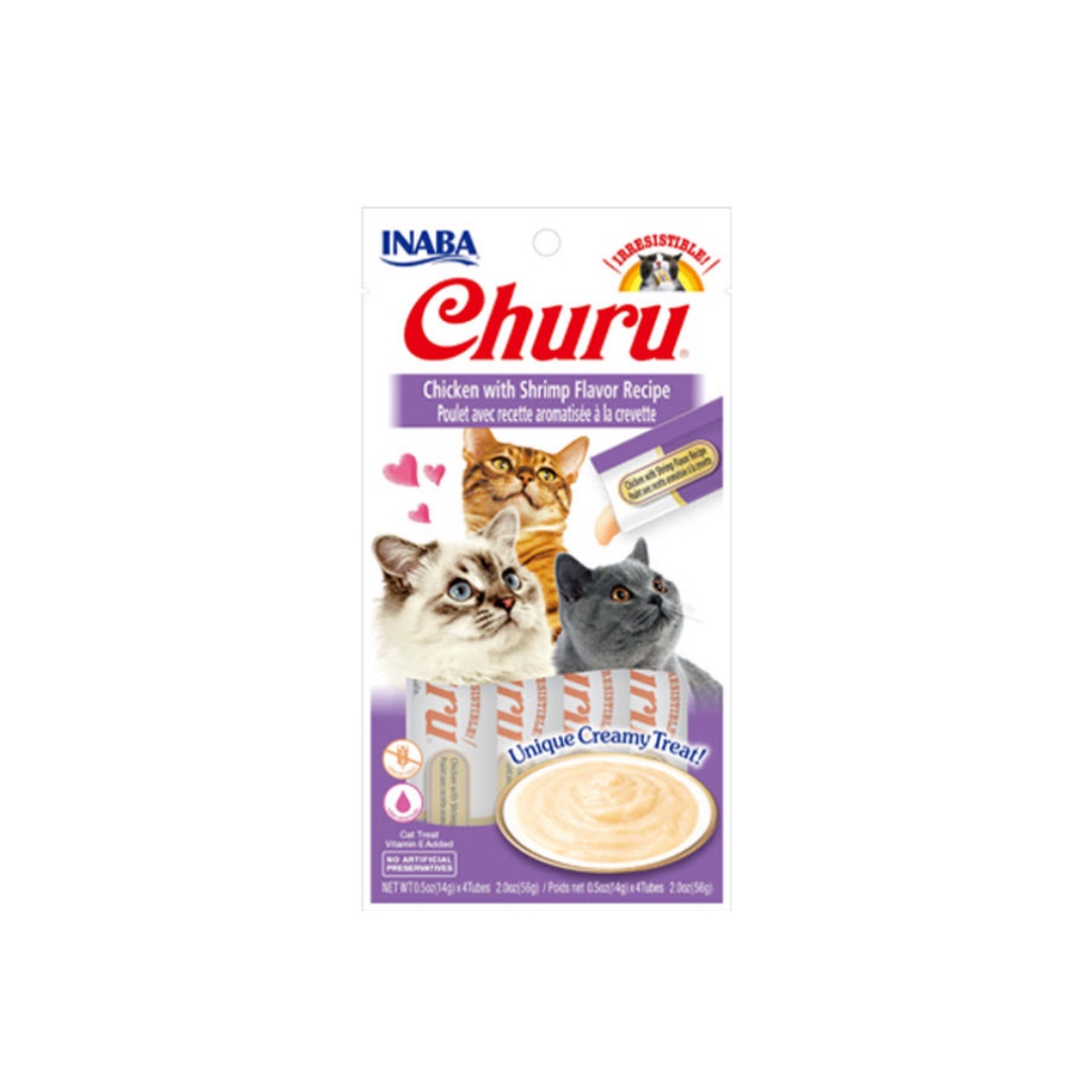 Inaba Churu Chicken with Shrimp Recipe 14g x 4 tubes #1