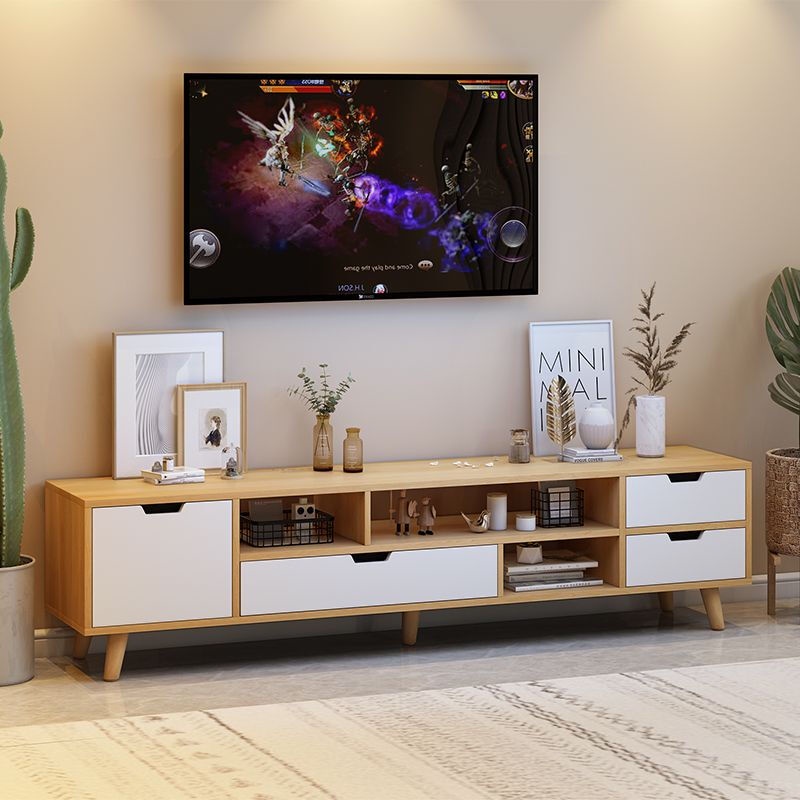 Tv Rack Furniture 120/140 Cm Cabinet 55'' For Living Room With ...