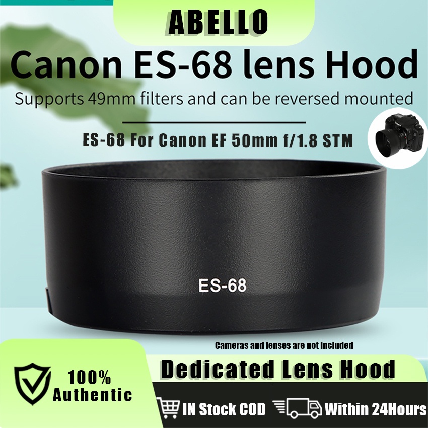 Canon 760D 750D 70D Round Bucklet lens hood for Canon ES68 EF 50mm f/1