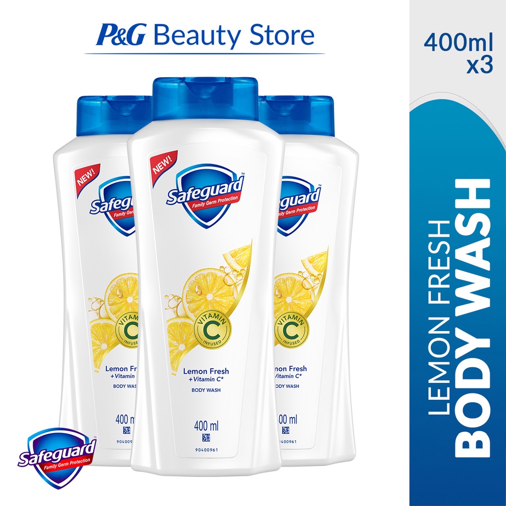 Safeguard Lemon Fresh Body Wash (400mL) Trio Shopee Philippines