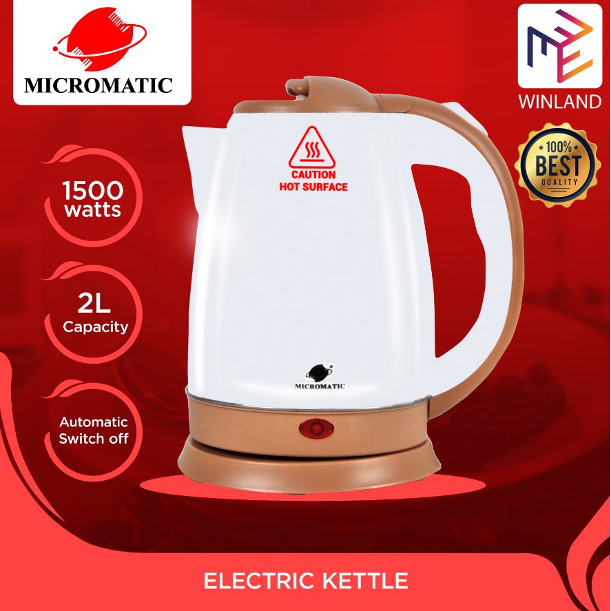 MICROMATIC by Winland Portable Electric Kettle Water Heater 2L MCK