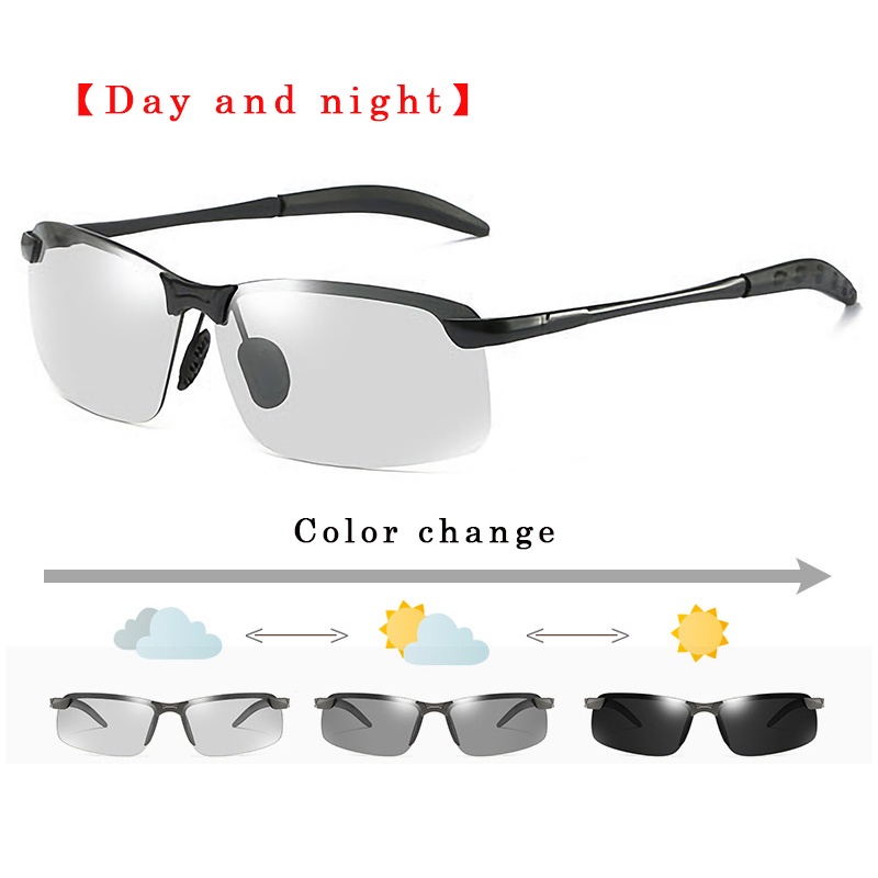 Same day delivery night vision polarized mens shade eyewear