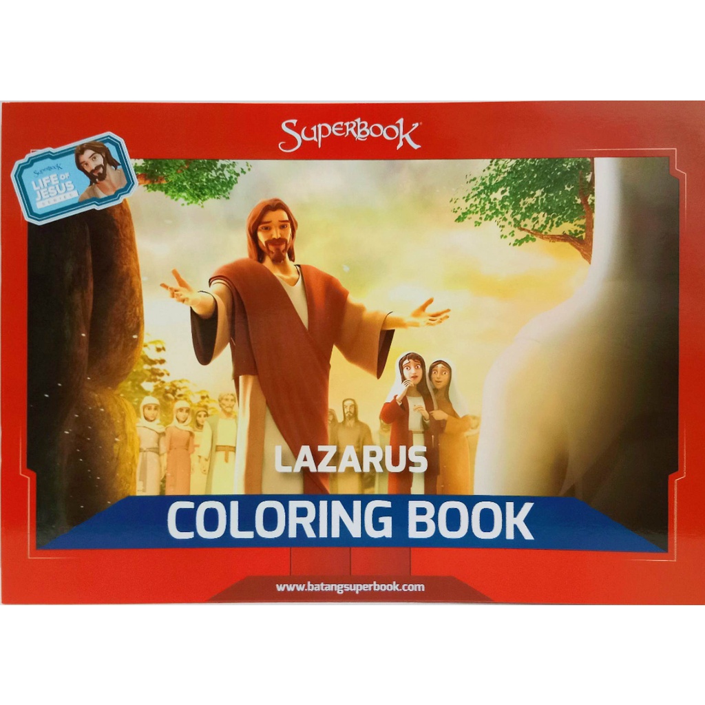 PCBS LAZARUS SuperBook Coloring Book Shopee Philippines