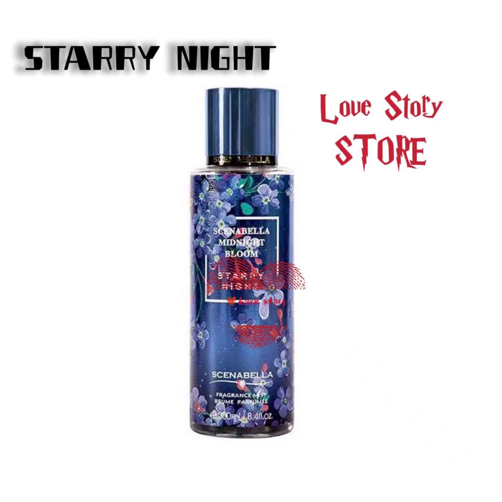 Love Story SCENABELLA MIDNIGHT BLOOM STARRY NIGHT Fragrance Mist 250ml