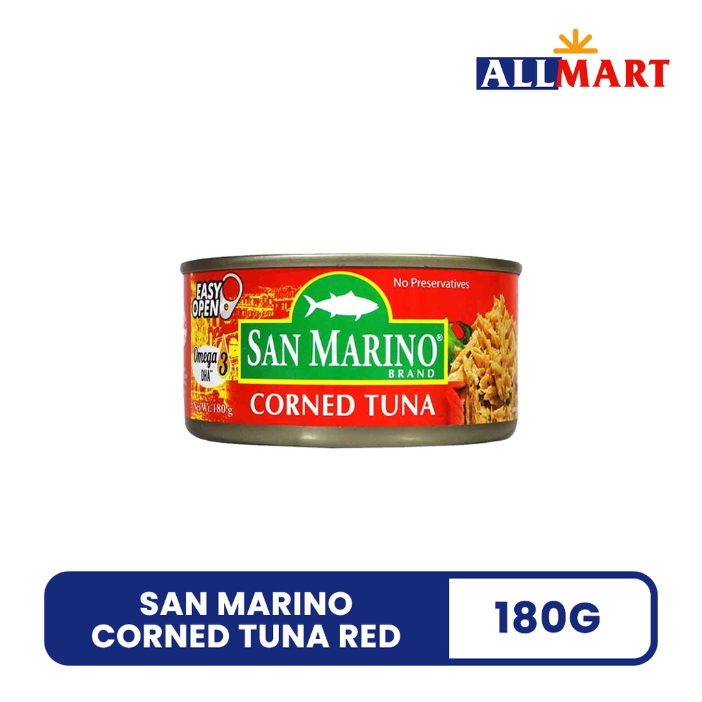 San Marino Corned Tuna Red 180g Shopee Philippines