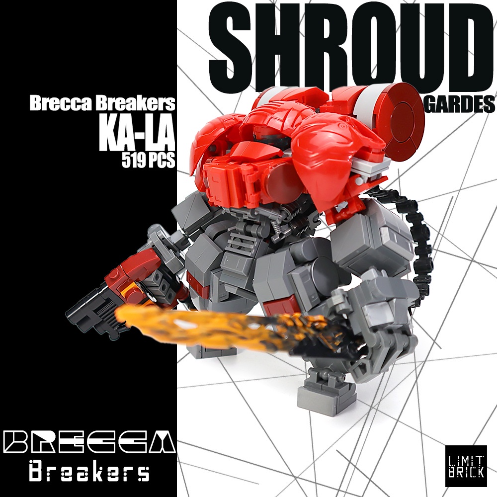 Brecca Breakers Ka-La Brick Robot Mech Shroudgardes Squad Building ...