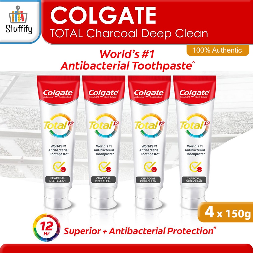 COLGATE Total Charcoal Deep Clean MultiBenefit Antibacterial