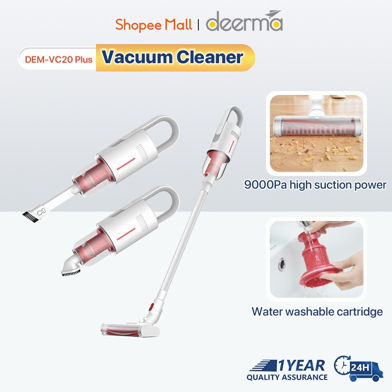 Deerma VC20 Plus Portable Wireless Vacuum Cleaner Wet and Dry HandHeld