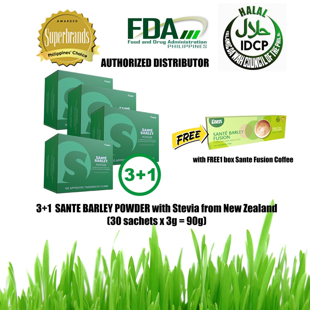 Sante Barley Powder (30 sachets x 3g) Shopee Philippines