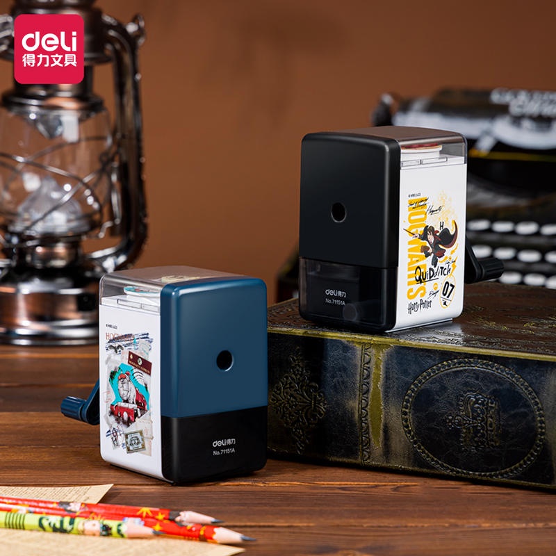 Deli Harry Potter Automatic Pen pencil sharpener handcranked pencil