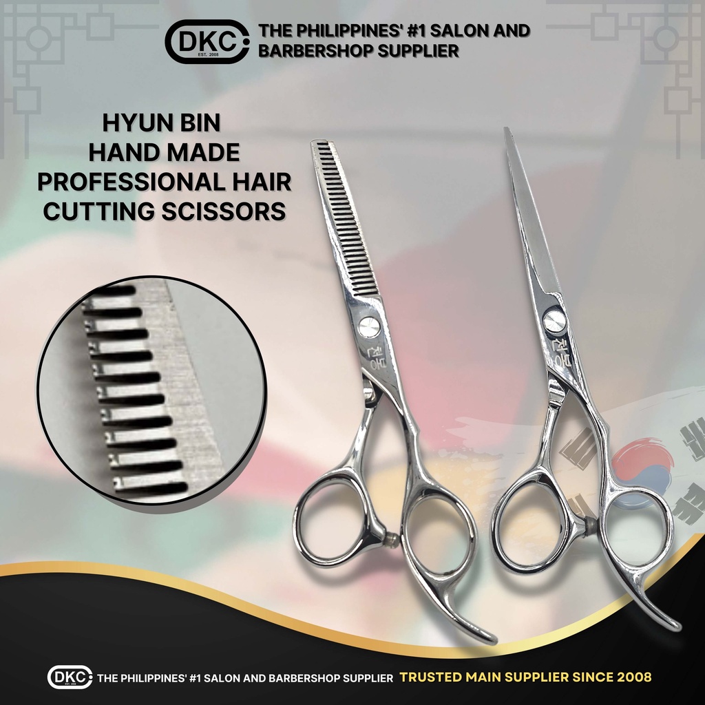 DKC Hyun Bin Hair Cutting Scissors and Thinning Scissors Professional