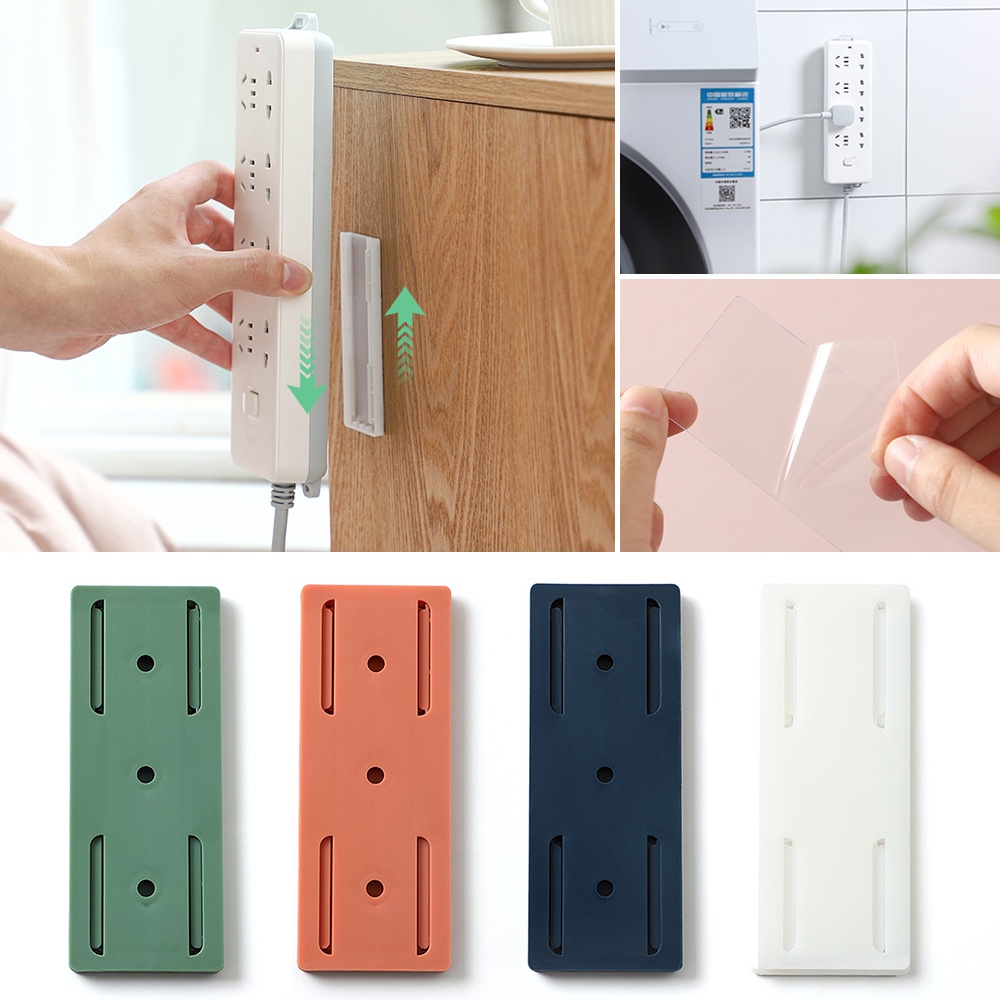 Self-adhesive Wall Hook Socket Storage Holder Socket Organizer Fixer ...