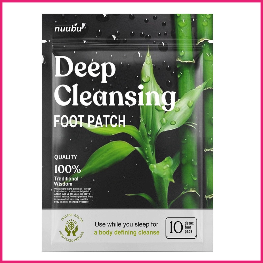 Bamboo Charcoal Foot Patch Bamboo Charcoal Foot Patch 10Pcs Foot Patch