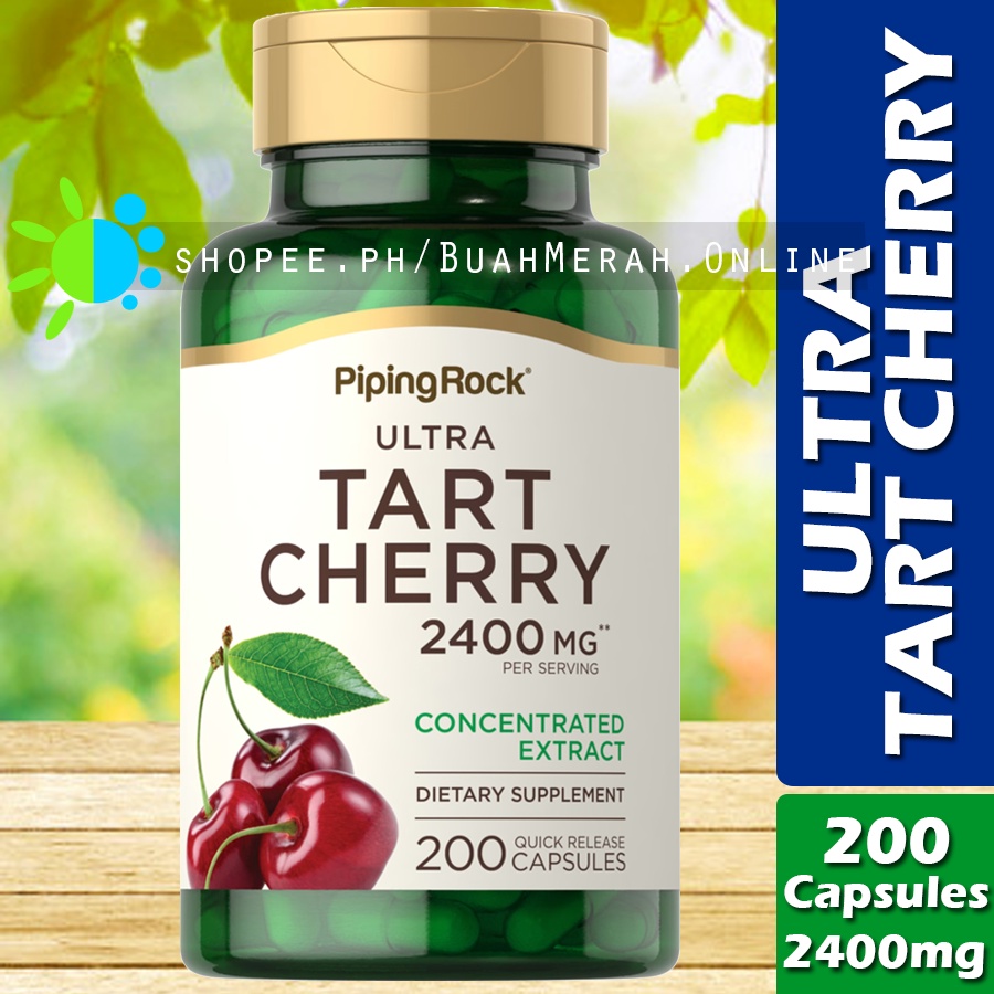 ULTRA TART CHERRY 24000mg (per Serving) x 200 or 100 Capsule Cherries Fruit Extract Supplement