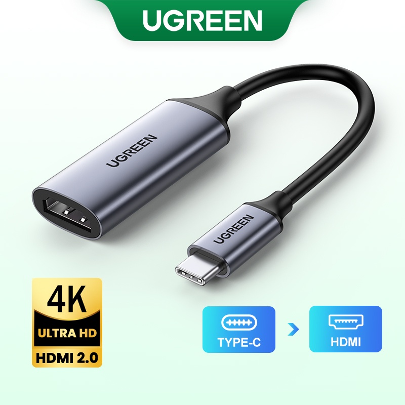 UGREEN USB C to HDMI Adapter Cable 4K 60Hz Thunderbolt 3 Type C HDMI 2.