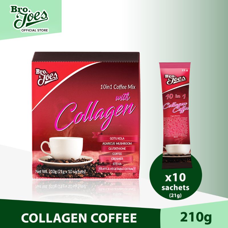 Bro Joe's Collagen Coffee 10 Sachets/box Shopee Philippines