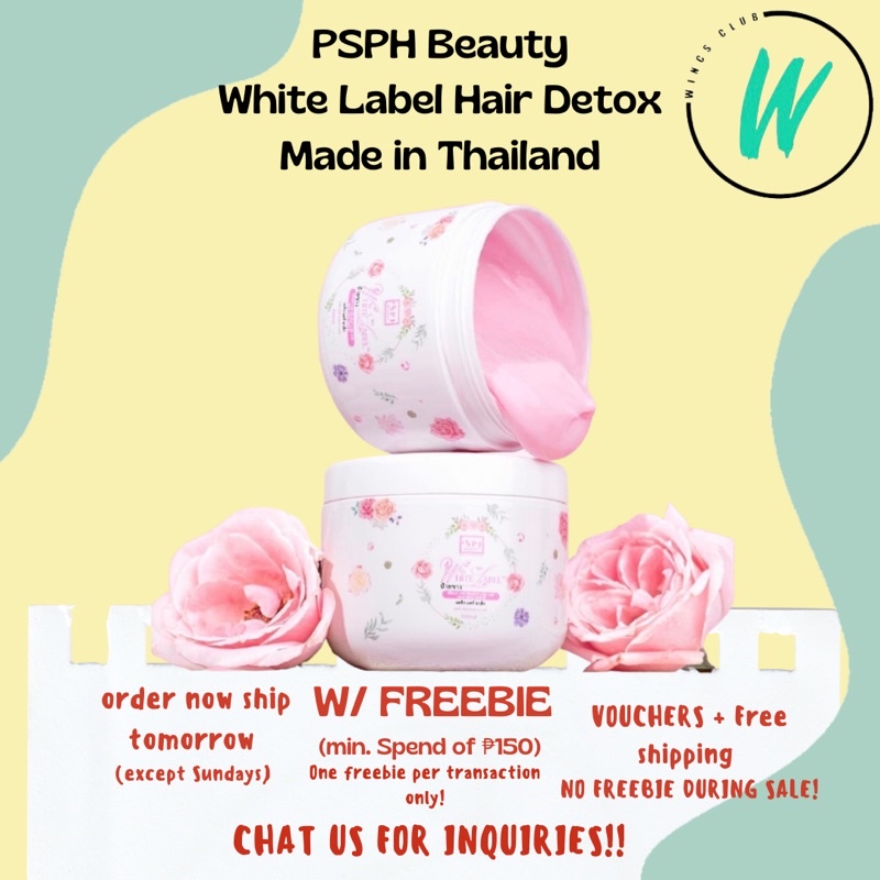 PSPH WHITE LABEL Hair Detox Made in Thailand Instant Brazilian Blowout