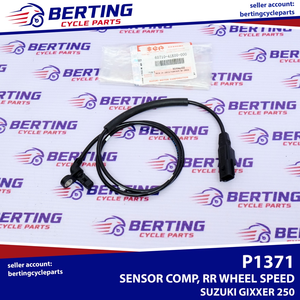 SGP REAR SPEED SENSOR Suzuki Gixxer 250 SF250 Genuine 6571041K00000