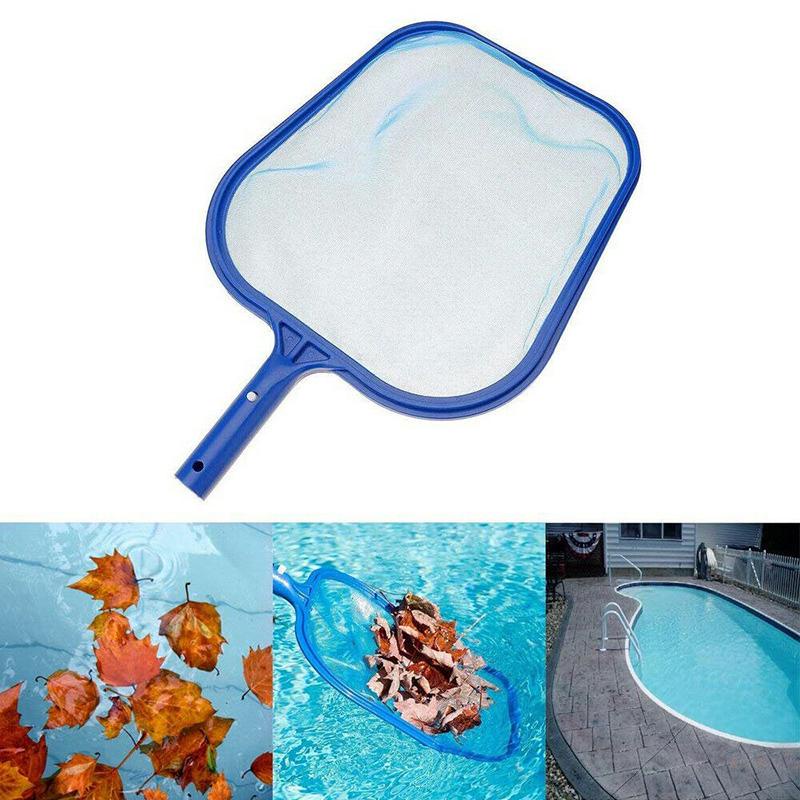 Heavy Duty Pool Leaf Rake Fine Mesh Frame Net Pool Skimmer Cleaner ...