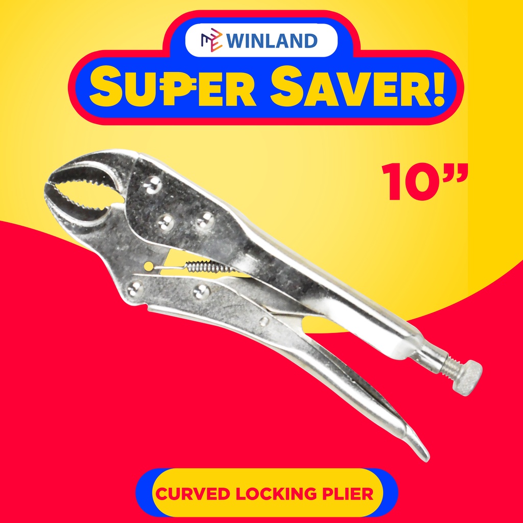 SPARK LUX by Winland Curved Vice Grip Jaw Locking Plier Vise Grip
