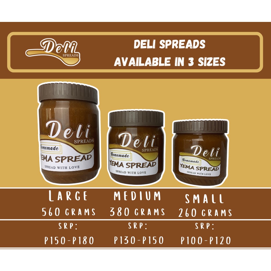 Mix Sizes Deli Spreads Yema Reseller Package Shopee Philippines